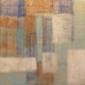 Valeria Tomasi, Il Nilo generoso 3 (2009), tecnica mista su juta, cm 40x40