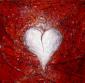 Cinzia Morini, Heartbreak (2012), tecnica mista su tela, cm 50x50