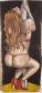 Angela Policastro, Lap dance, tecnica mista su tela, cm 60x120