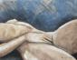 Angela Policastro, Self touch (2008), tecnica mista su tela, cm 90x70