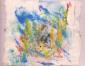Laurence Courto, Primavera (2009), tecnica mista su carta vegetale, cm 15x15