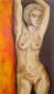 Angela Policastro, Natalie (2009), tecnica mista su tela, cm 60x100