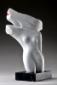 Sylvia Loew, Untouchable (2008), marmo bianco di Carrara, cm 36x22x64