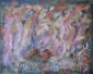 Norbert Schmitt, Feuer Reiter (2007), tecnica mista su tela, cm 100x80