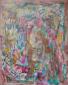 Norbert Schmitt, Flirrende Gestalt (2007), tecnica mista su tela, cm 80x100