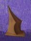 Maria Grazia Stoppa, Le sentinelle (2009), acciaio corten, cm 90x40x160