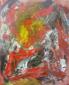 Norbert Schmitt, Kosmos III (2008), tecnica mista su tela, cm 20x30