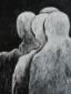 Raffaele Tranquillo, Quattro (2008), silicone su tela, cm 70x100