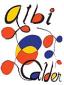Alexander Calder, Albi (1970), litografia originale a colori, mm 560x720