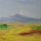 Joy Moore, Langhe 3 (2005), olio su tela, cm 25x25