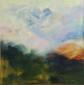 Joy Moore, Storm, Pyrenees (2003), tecnica mista su tela, cm 60x60