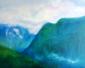 Joy Moore, Valle Chisone 3 (2008), tecnica mista su tela, cm 100x80