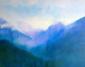 Joy Moore, Valle Chisone 4 (2008), tecnica mista su tela, cm 100x80