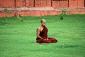 Luca Cossu, Meditazione e pace (2009), fotografia su alluminio, cm 70x50