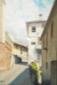Gian Pietro Farina, Via Real Collegio, Moncalieri (2001), acquerello, cm 40x60