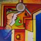 GUIKNI, Desideri (2009), tecnica mista su tela, cm 50x50