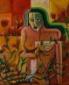 GUIKNI, La vita (2009), olio su tela, cm 50x60