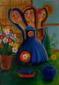 GUIKNI, Profumo di vino (2007), olio su tela, cm 70x100