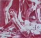 Marco Marcarelli, Omaggio a Caravaggio (2010), cm 33x33 cadauno (trittico) c