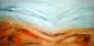 Laura Bottaro, Blue sand (2008), olio su tela, cm 100x50