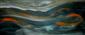 Laura Bottaro, Dark before the light (2010), olio su tela, cm 144x54