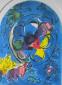 Marc Chagall, The Jerusalem Windows. Benjamin, litografia a colori