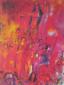 Marc Chagall, They were in forty pairs..., litografia a colori per Arabian Nights
