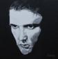 Simone Ari, Elvis Presley 2 (2009), acrilico su tela, cm 30x30