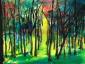 Simone Ari, Lichtung (2009), tecnica mista su tela, cm 80x60