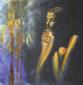 Simone Ari, Traum (2011), tecnica mista su tela, cm 80x80