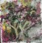 Luigia Cuttin, Alberi (2010), olio su cartone, cm 30x30