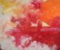 Luigia Cuttin, Estate (2010), acrilico e gesso su tela, cm 120x100