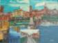 Paolo Ielli, Ponte Vecchio. Pavia (2005), acquerello su carta, cm 80x60