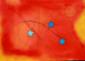 Yara Buyda, Tre stelle (2010), tecnica mista su tela, cm 70x50
