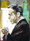 Alessio Gessati, Ciao Bogie 09 (2011), tecnica mista su carta, cm 35x50