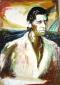 Alessio Gessati, Clark Gable 03 (2012), tecnica mista su carta, cm 35x50