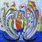 Gianni Ruspaggiari, Rio veneziano (2012), olio su tela, cm 30x30