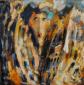Sergio Boldrin, Oppressione (2012), olio su tela, cm 50x50