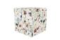 Brigitta Rossetti, Flower cube (2011), tecniche miste su carta applicata su legno, cm 84x80x80