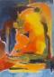 Cornelia Regine Prawitt, Mensch und Kosmos (Human being and universe) (2012), olio su tela, cm 50x70