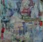Regina Bucher, Lightness of being (2012), tecnica mista su tela, cm 40x40