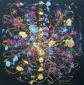Venere Chillemi, Galassia del Centauro (2012), acrilico su tela, cm 50x50
