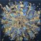 Venere Chillemi, Nebulosa Omega (2012), acrilico su tela, cm 50x50