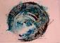 Laurence Courto, Costellazione del mare (2012), inchiostri e carta giapponese su carta vegetale, cm 72x56