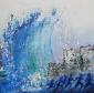 Mira Maria Meiler, Water energy I (2012), acrilico su tela, cm 90x90