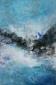 Roberto Tigelli, Sentieri di mare (2009), tecnica mista su tela, cm 80x120