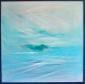 Rosanna Orsini, ...veloci in fuga e poi inglobate nel ritmo incessante prepotente del mare (2012), tecnica mista su tela cm 100x100