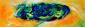 Nika, Im Kern Verschlossen (Locked at their core) (2010), acrilico su tela, cm 120x40