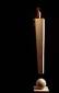 Raffaella Benetti, Pensiero (2007), bronzo e legno jeluton, cm 25x25x125. Courtesy Gardeco New Design