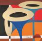 Wanda Pinelli, Pensieri n. 4 (2008), acrilico su tela, cm 50x50